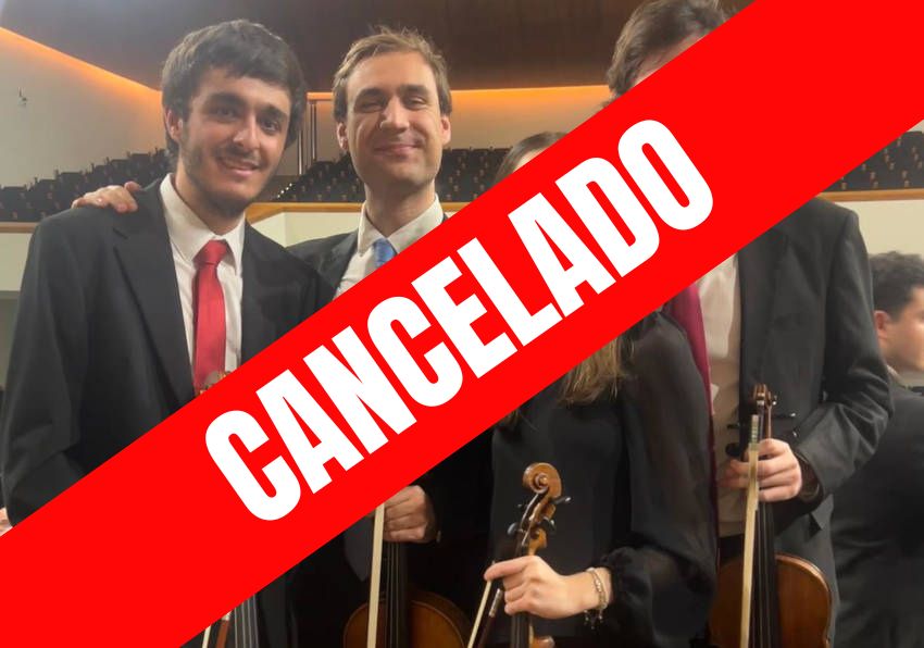 Cuarteto de cuerda de la Orquestra Filharmònica de la Universitat de València.